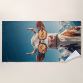 Cool Cow Alps Design Strandlaken