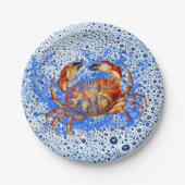 Cool Crab Papieren Bordje (Voorkant)