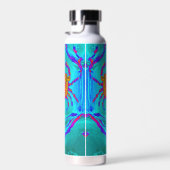 Cool Crab Turquoise Zee Animal Genoemd Waterfles (Rechts)