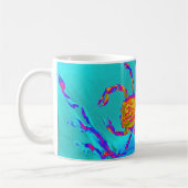 Cool Crab Turquoise Zee Animal Koffiemok (Links)