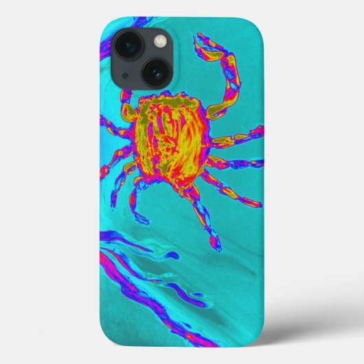 Cool Crab Undersea Art Case-Mate iPhone Case (Achterkant)