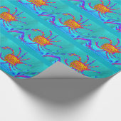 Cool Crabs Zee Animal Cadeaupapier (Hoek)