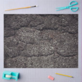 Cool Cracked asphalt road gray lines Tissuepapier (Craft)