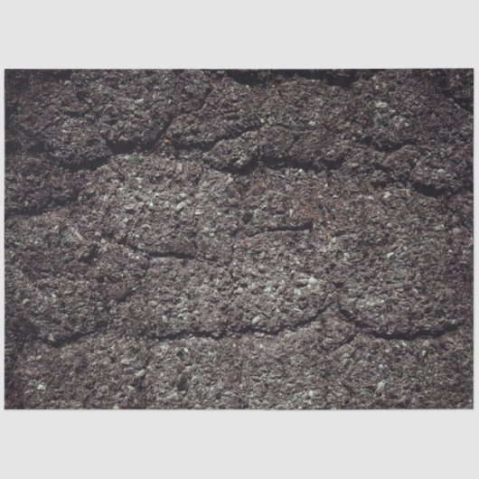 Cool Cracked asphalt road gray lines Tissuepapier (Voorkant)