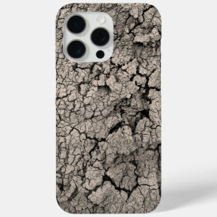 Cool Cracked Earth Dirt Textuur iPhone 15 Pro Max Hoesje