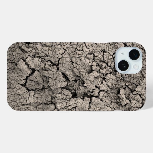 Cool Cracked Earth Dirt Textuur Case-Mate iPhone Case (Achterkant (horizontaal))