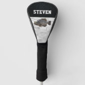 Cool Crappie Name Vist Panfish Angler Golfheadcover (Voorkant)