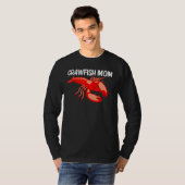 Cool Crawfish Art for Mam Moeder Lobster Crawdad B T-shirt (Voorkant volledig)
