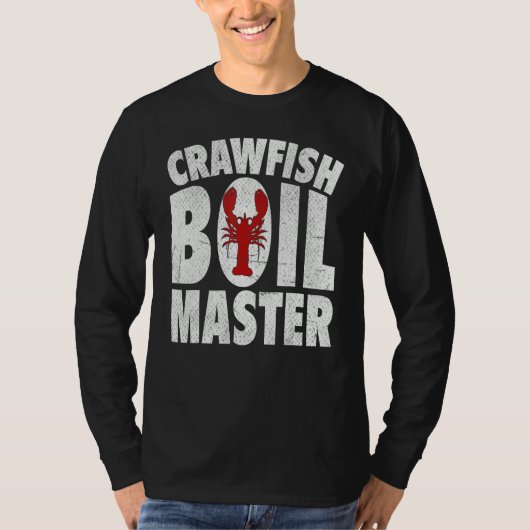 Cool Crawfish Boil For Men Women Crawfish Seafood  T-shirt (Voorkant)