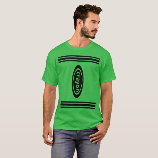 Cool Crayon Halloween Costume Group Couple Family T-shirt (Voorkant volledig)