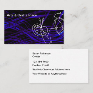 Cool Creative Arts and Crafts thema Visitekaartje