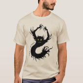 Cool Creepy Demon Creature Halloween T-shirt (Voorkant)