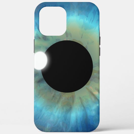 Cool Creepy Weird eyePhone Blue Eye Eyeball Case-Mate iPhone Case (Achterkant)