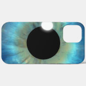 Cool Creepy Weird eyePhone Blue Eye Eyeball Case-Mate iPhone Case (Achterkant (horizontaal))