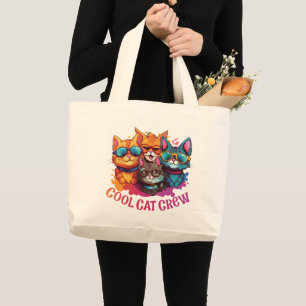 Cool Crew Cats Canvas tas