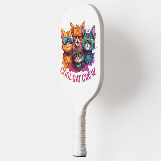 Cool Crew Cats Pickleball Paddle (Links)