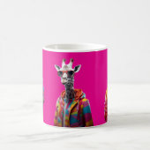 Cool Crew – Colour-Pop Animal Squad Hot Pink Koffiemok (Center)