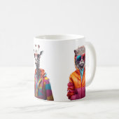 Cool Crew” – Colour-Pop Animal Squad Mug Koffiemok (Voorkant rechts)