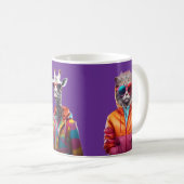 Cool Crew – Colour-Pop Animal Squad Paarse Mok (Voorkant rechts)