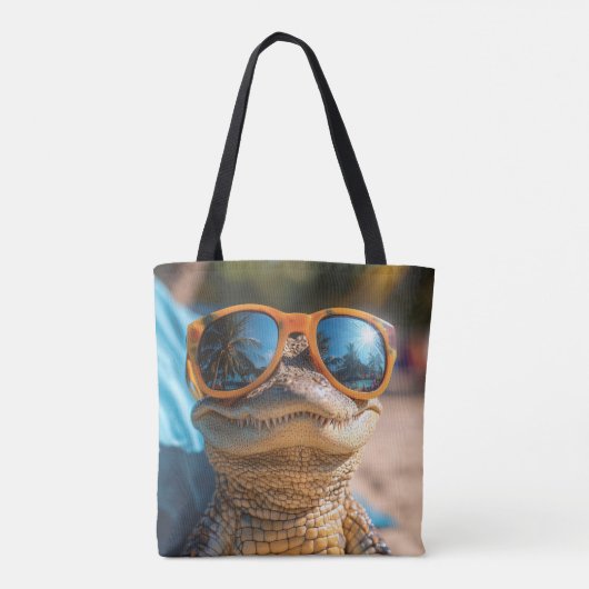 Cool Croc Tote Bag (Achterkant)