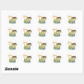 Cool Crocodile Anime Ronde Sticker (Vel)