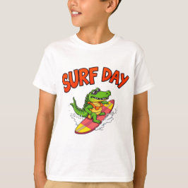 Cool Crocodile – Leuke zomerse strandkunst T-shirt