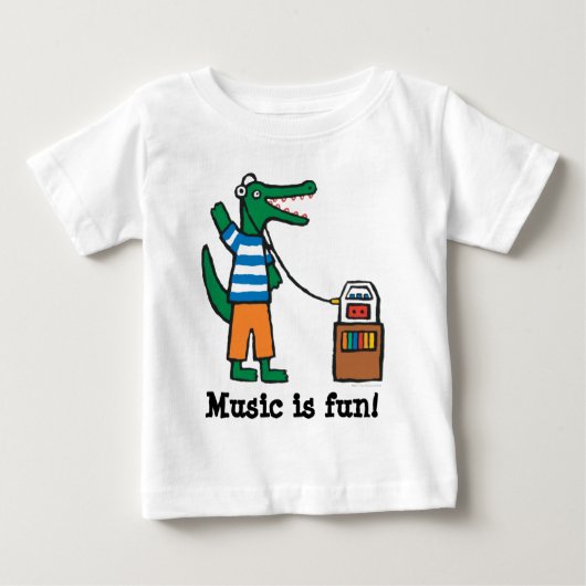Cool Crocodile Listens to Music (Voorkant)