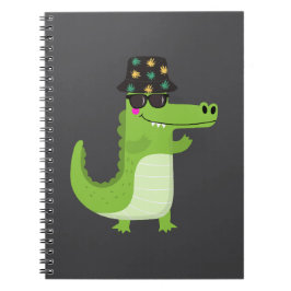 Cool Crocodile with Sunglasses | Notitieboek