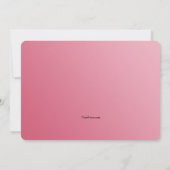 Cool Cross Foto Afstuderen Uitnodiging (Achterkant)