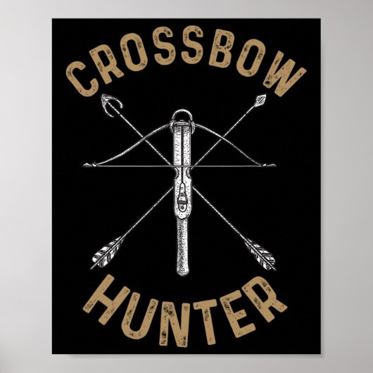 Cool Crossbow voor mannen Pijl-knuppel voor damesa Poster (Voorkant)