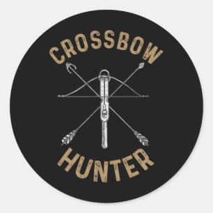 Cool Crossbow voor mannen Pijl-knuppel voor damesa Ronde Sticker