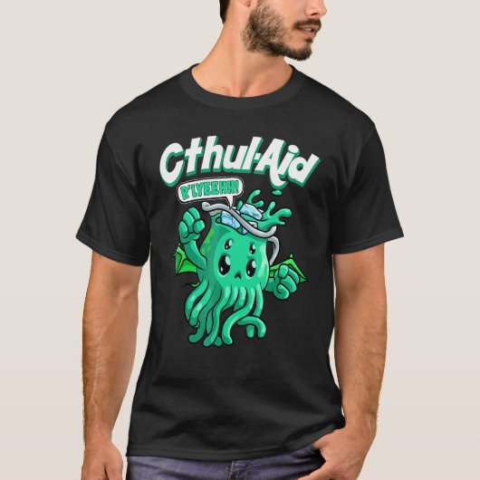 Cool Cthulhu Hulp  Cthulhu R'lyeehh Schattig Meme  T-shirt (Voorkant)