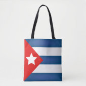 Cool Cuba Flag Mode Tote Bag (Voorkant)