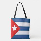 Cool Cuba Flag Mode Tote Bag (Achterkant)