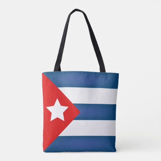 Cool Cuba Flag Mode Tote Bag (Achterkant)