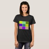 Cool Cube Graphic Art T-Shirt Apparel Vrouwen Mann (Voorkant volledig)