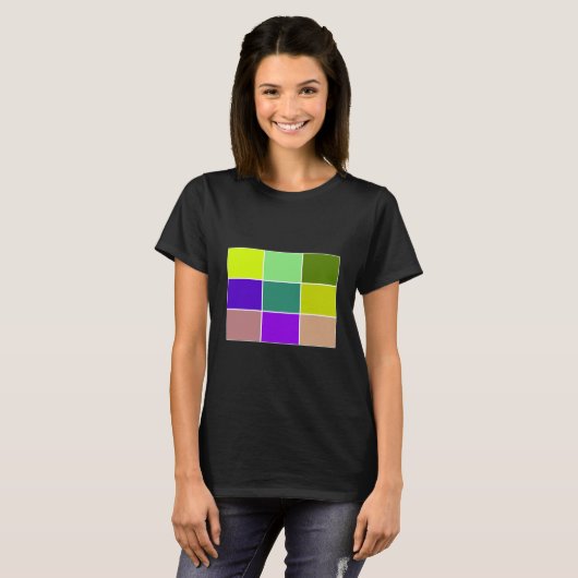 Cool Cube Graphic Art T-Shirt Apparel Vrouwen Mann (Voorkant volledig)