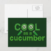 Cool Cucumber briefkaart (Voorkant / Achterkant)