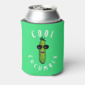 Cool Cucumber Funny Vegan Blikjeskoeler (Blikje Achterkant)