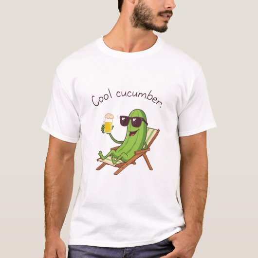 Cool Cucumber T-shirt (Voorkant)