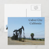 Cool Culver City/Oil Rig Briefkaart! Briefkaart (Voorkant / Achterkant)