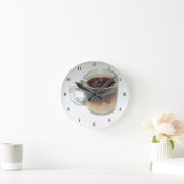 Cool Cup of Coffee Wall Clock Ronde Klok (Huis)