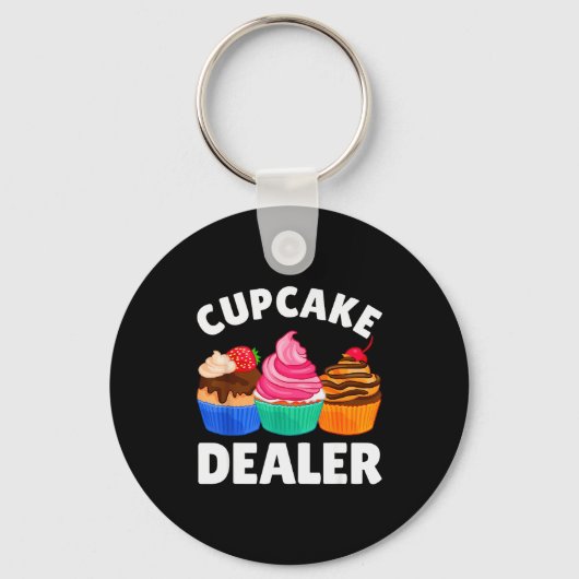 Cool Cupcake Costume For Men Women Baking Cupcake Sleutelhanger (Voorkant)