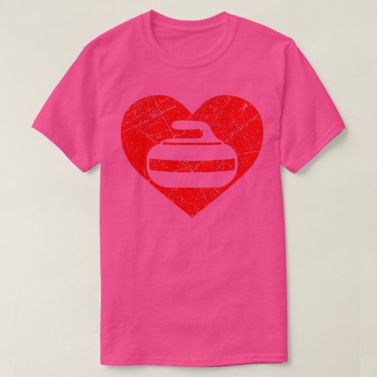 Cool Curling Lover Cadeauontwerp T-shirt (Design voorkant)