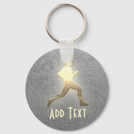 Cool Custom Atletiek Jogger Sport Sleutelhanger