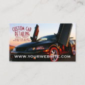 Cool Custom Car Details Visitekaartje (Voorkant)