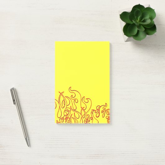 Cool Custom Flames Post-it-Notes Post-it® Notes (Kantoor)
