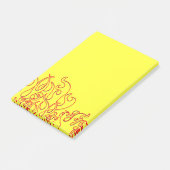 Cool Custom Flames Post-it-Notes Post-it® Notes (Schuin)