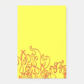 Cool Custom Flames Post-it-Notes Post-it® Notes (Voorkant)