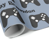 Cool Custom Gamer Cadeaupapier (Rol Hoek)